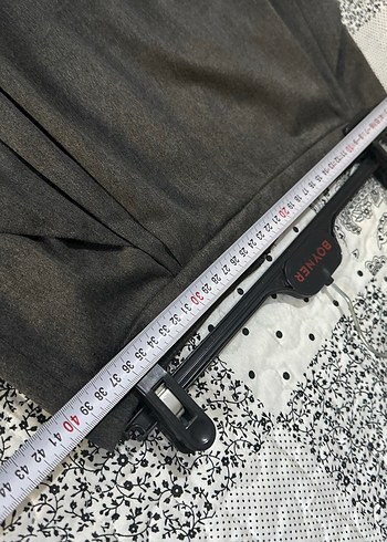 Gri Pilili Midi Hamile Eteği - Görsel 4