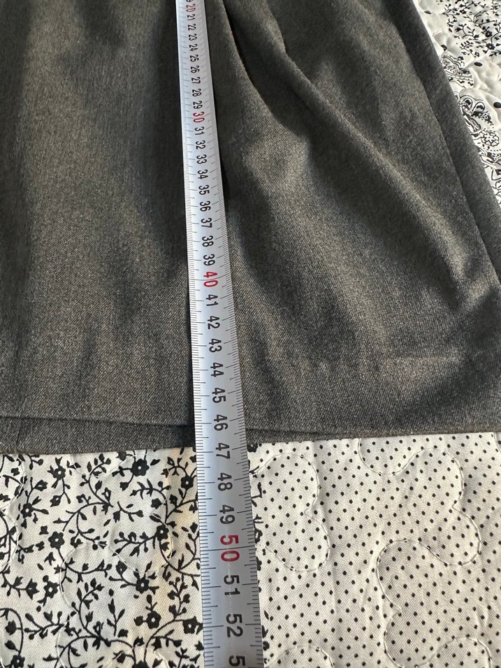 Gri Pilili Midi Hamile Eteği - Görsel 5