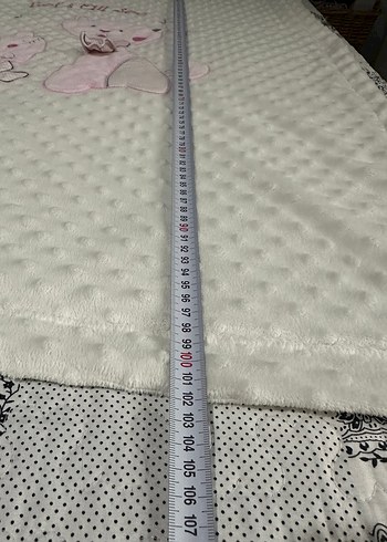 Beyaz Baskılı Çocuk Battaniyesi - Görsel 2