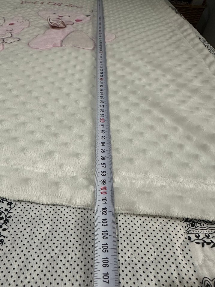 Beyaz Baskılı Çocuk Battaniyesi - Görsel 2