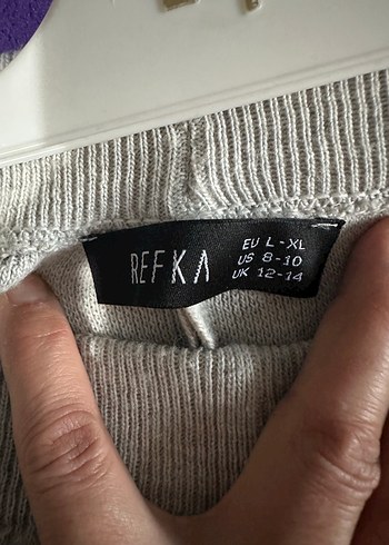 Gri Kadın Pamuk Rahat Kesim Pantolon - Görsel 7