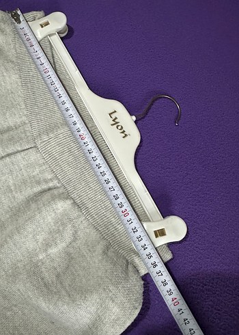 Gri Kadın Pamuk Rahat Kesim Pantolon - Görsel 6