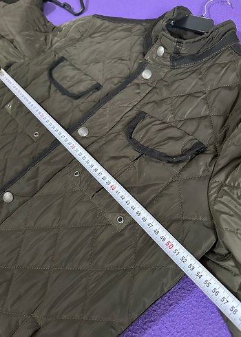 Düğmeli Kahverengi Erkek Mont - Görsel 5