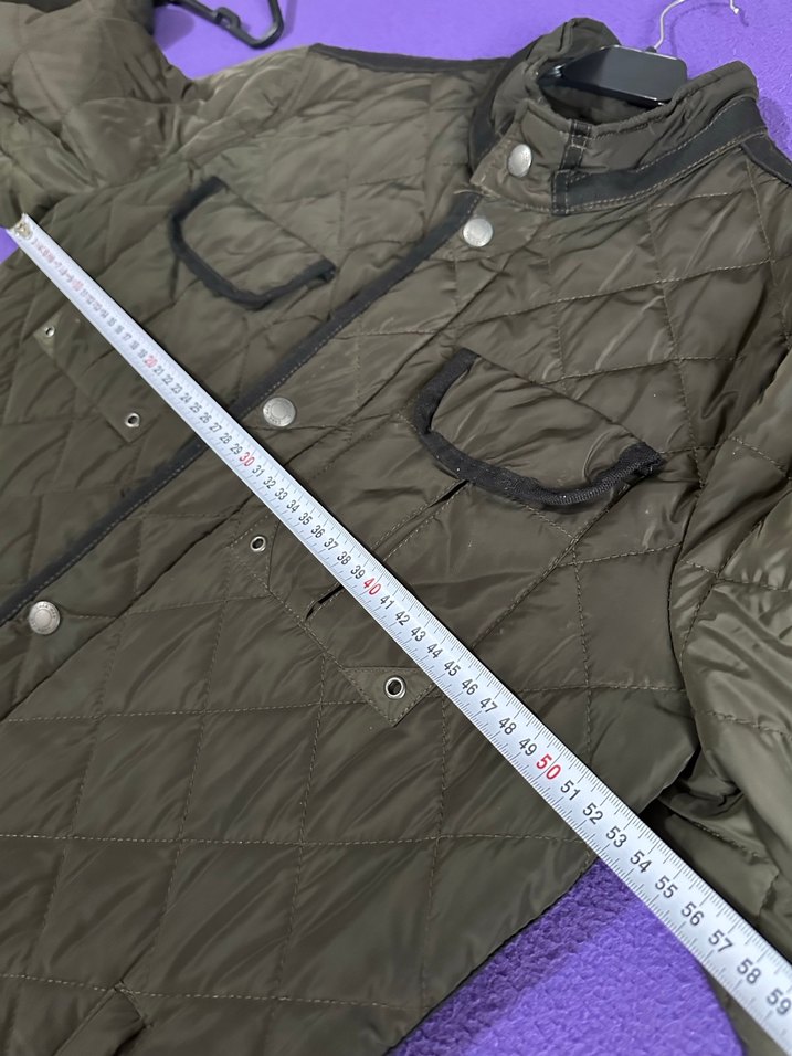 Düğmeli Kahverengi Erkek Mont - Görsel 5