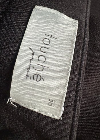 Kadın Siyah Pilili Midi Kumaş Pantolon - Görsel 6