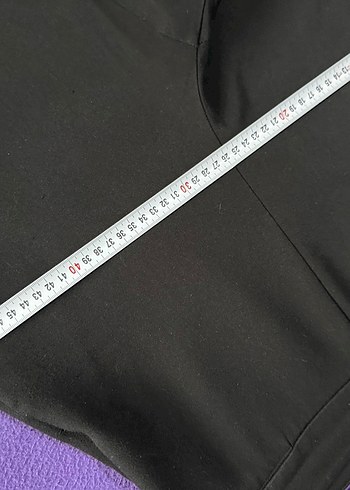 Kadın Siyah Pilili Midi Kumaş Pantolon - Görsel 5