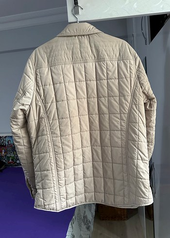 Düğmeli Bej Erkek Ceket - Görsel 5