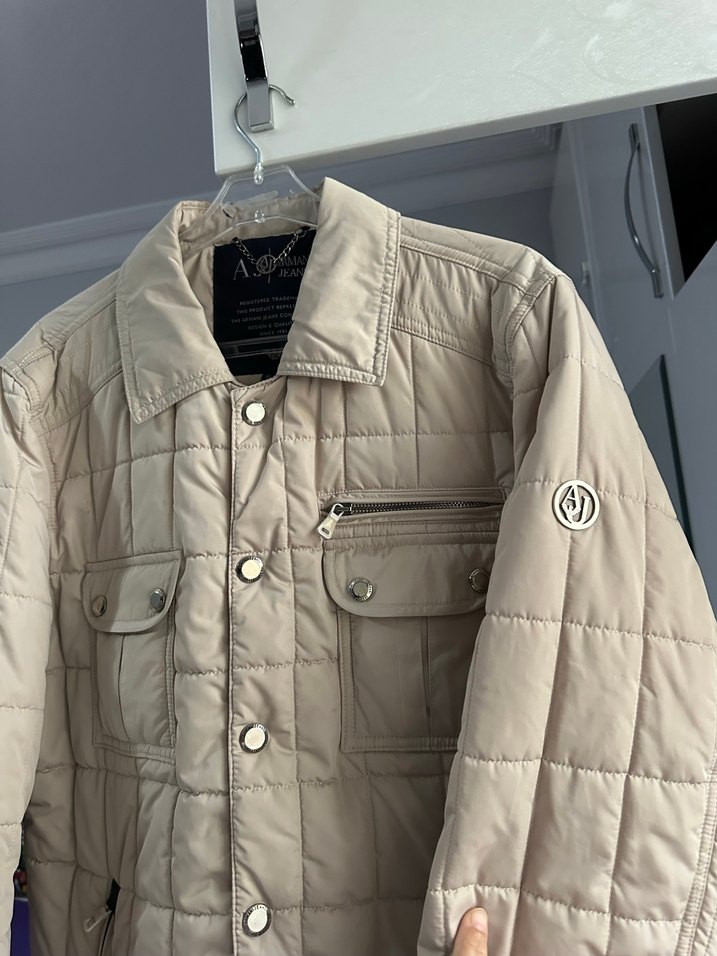 Düğmeli Bej Erkek Ceket - Görsel 3