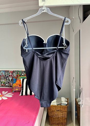 Marks & Spencer Mavi Strappy Kadın Mayo