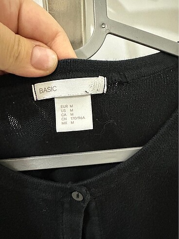 H&M Siyah hırka