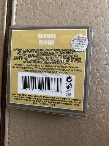  Beden The Balm Blonde Blond Kaş Farı