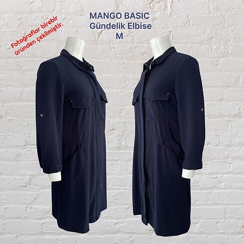 m Beden Mango Basic Gündelik Elbise
