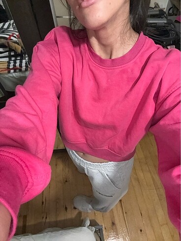 s Beden pembe Renk Sweat