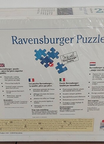 Puzzle 2000 parça, ambalajında