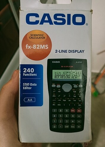 Casio fx-82MS hesap makinesi 