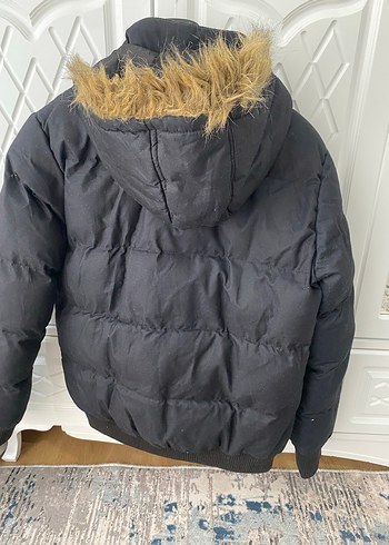 Fermuarlı Siyah Erkek Streetwear Mont - Görsel 4