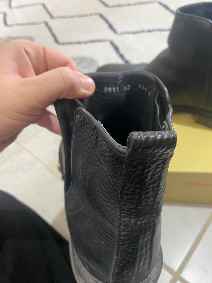 Siyah Deri Erkek Botları - Görsel 3