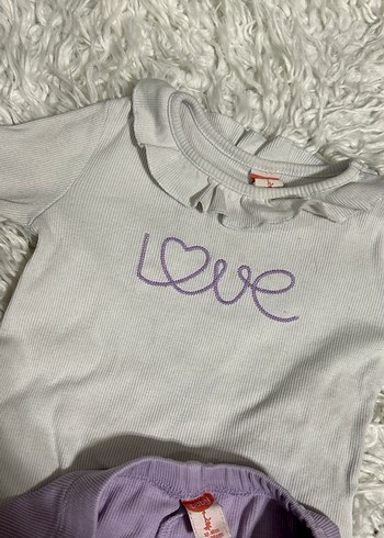 Dantel Detaylı Uzun Kollu Bebek Kız Takımı - Görsel 6