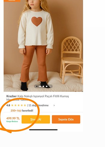 Uzun Kollu Triko Bebek Kız Takımı 24/36 ay - Görsel 3