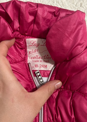 Kız Çocuk Pembe Kemerli Yelek - Görsel 2