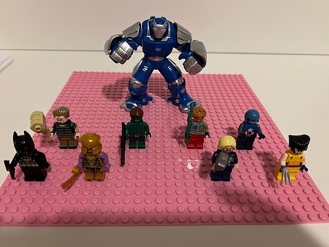  Beden Renk Lego uyumlu marvel figür seti