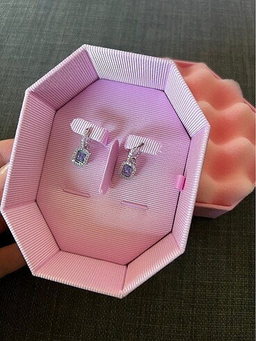 swarovski Gümüş küpe