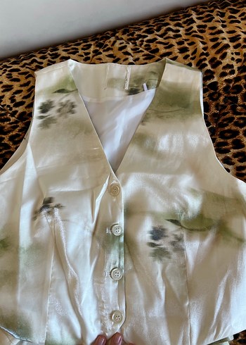 38 Beden Kolsuz Düğmeli Mini Jumpsuit takım