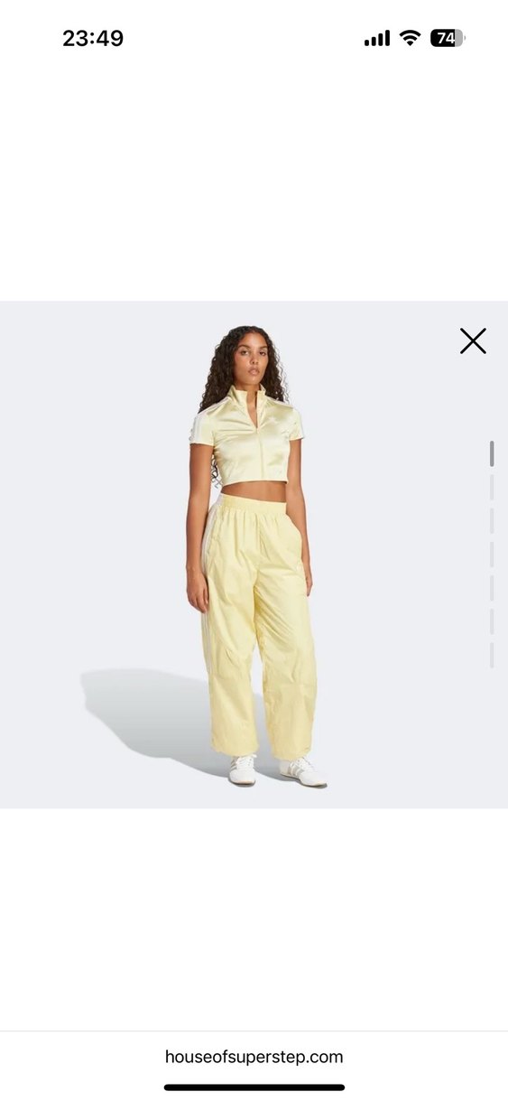 Adidas Sarı  Rahat Kesim Kadın Eşofman - Görsel 4