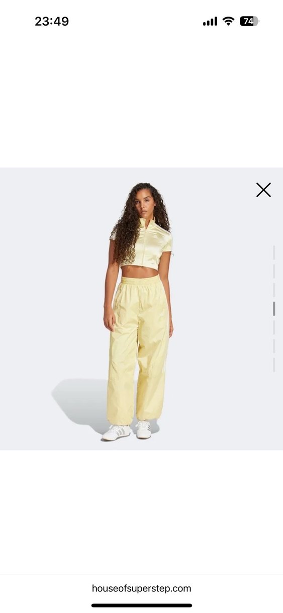 Adidas Sarı  Rahat Kesim Kadın Eşofman - Görsel 2