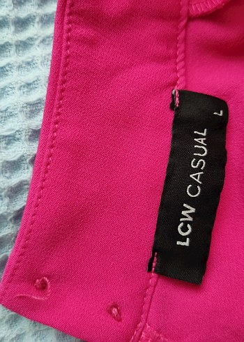 l Beden LCW PEMBE MİNİ ELBİSE