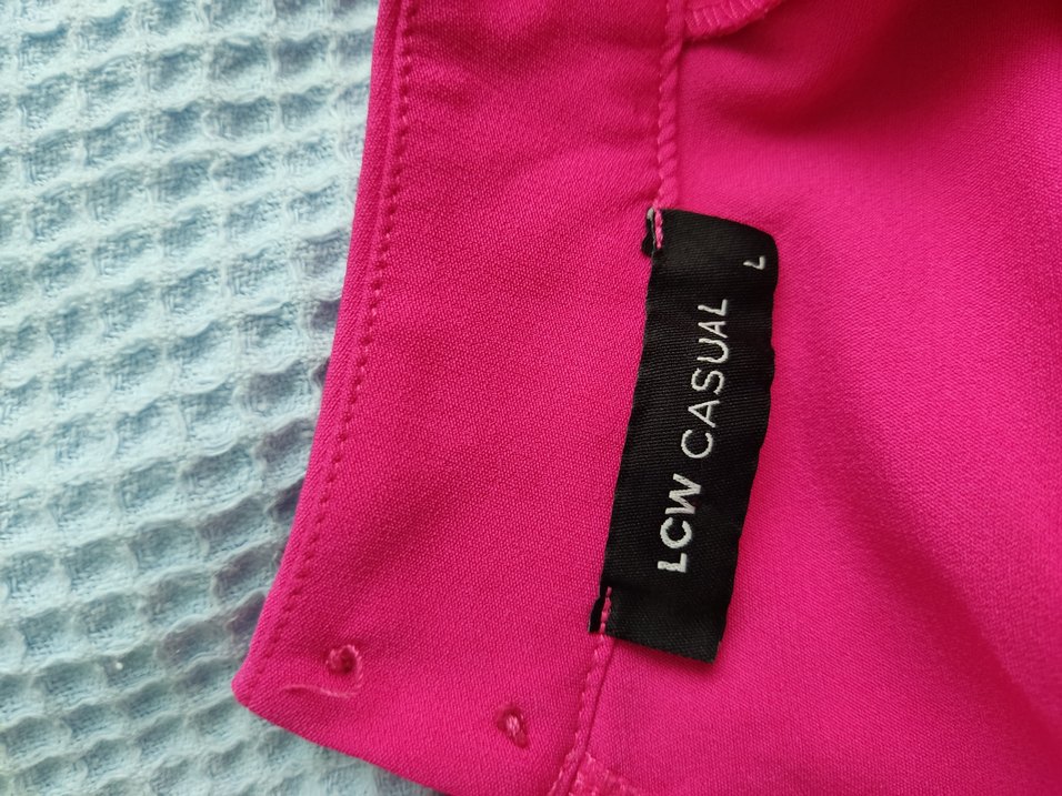 LCW PEMBE MİNİ ELBİSE - Görsel 3