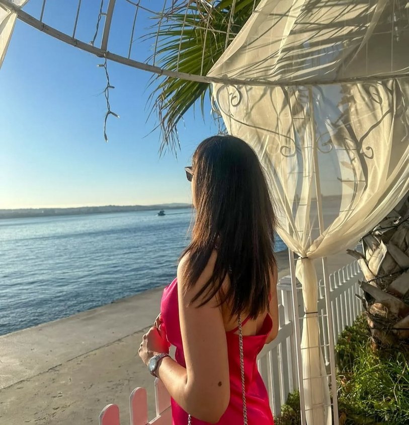 Pembe Saten Midi Boy Elbise - Görsel 3