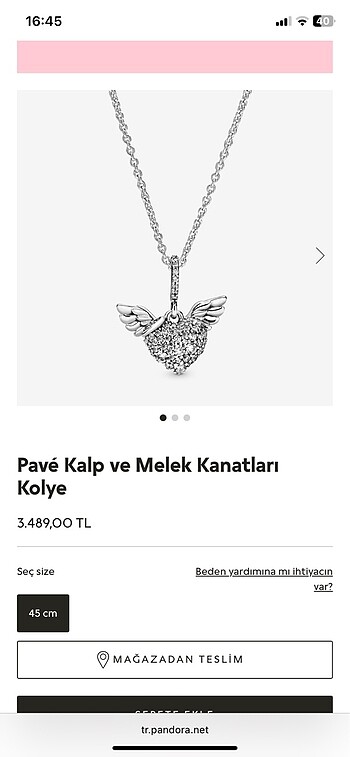 Kalp melek kanat Pandora