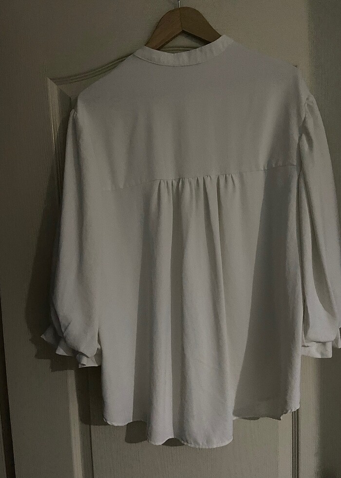 Balon kollu gömlek - Görsel 3