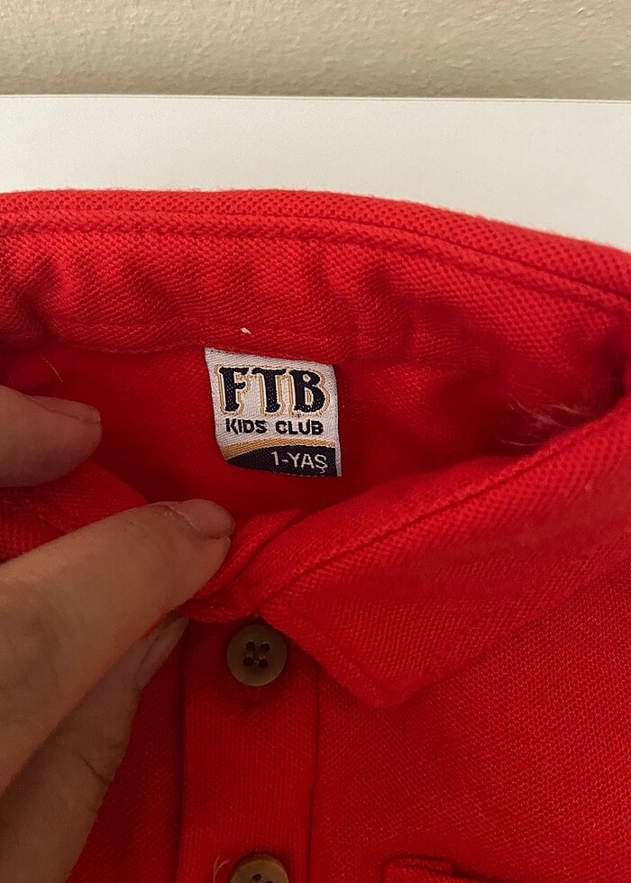 1 yaş alt üst takım polo yaka - Görsel 2