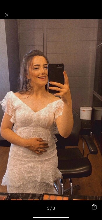 36 Beden Nikah nişan dış çekim elbisesi