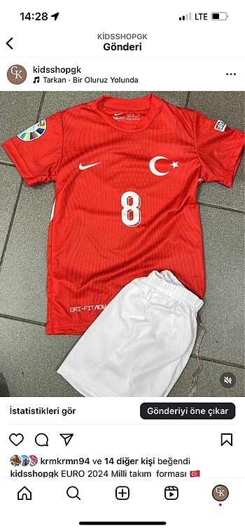Türkiye milli takım forması çocuk