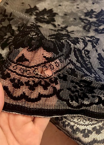 Diğer Dantel İşlemeli tül bikini üst