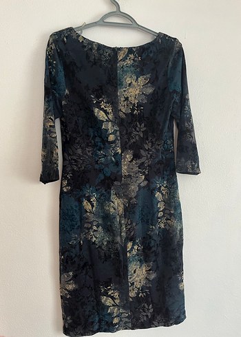 Kadife Midi Elbise - Görsel 2