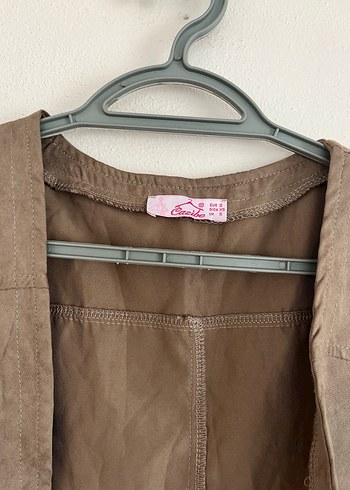 Püsküllü Süet Bohem Kadın Yelek - Görsel 2