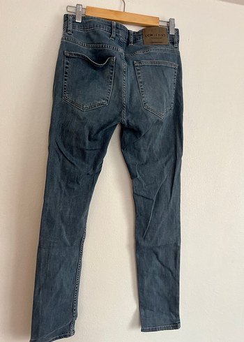 Erkek Mavi Denim Rahat Kesim Jean - Görsel 3