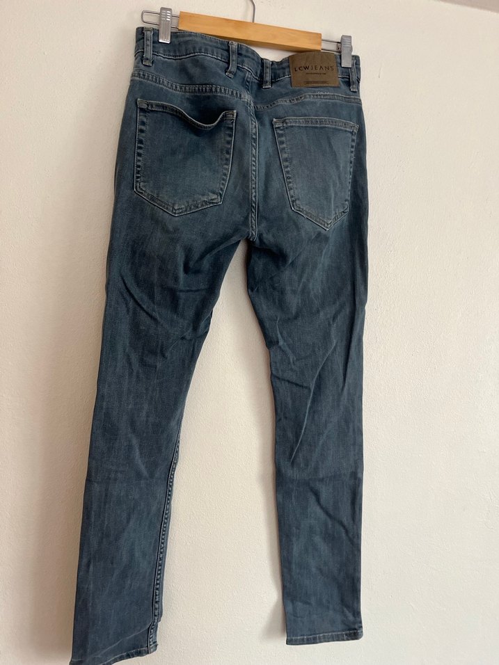 Erkek Mavi Denim Rahat Kesim Jean - Görsel 3