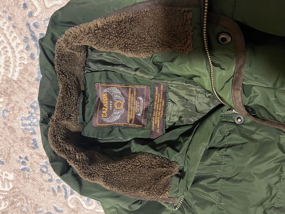 Fermuarlı Koyu Yeşil Mont - Görsel 2