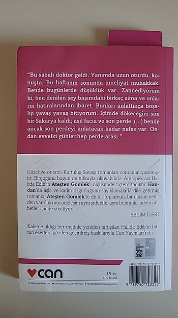  Beden Ateşten gömlek halide Edip adıvar 
