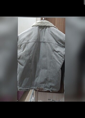 m Beden İçi kürklü erkek kot ceket