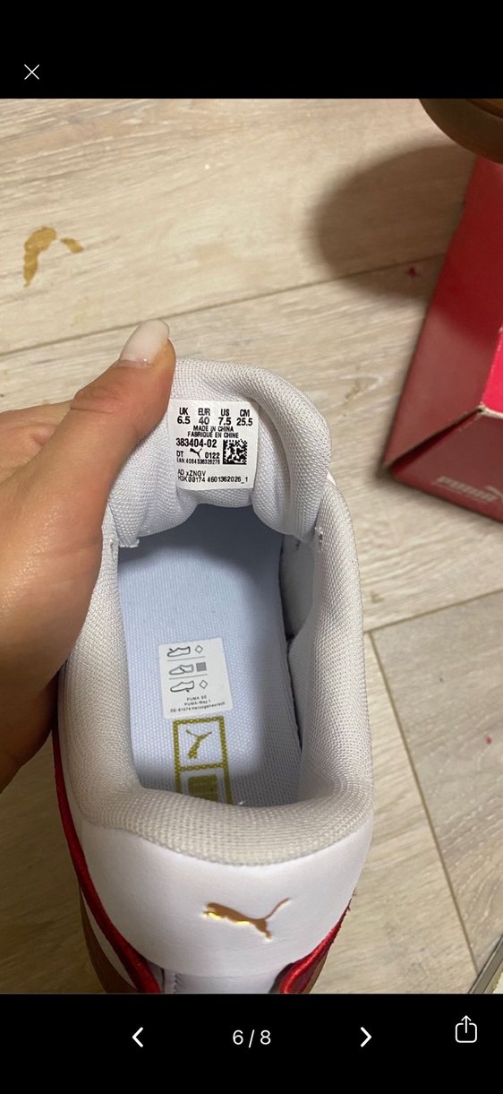 Kadın Beyaz Spor Ayakkabı Velcro Bantlı - Görsel 5