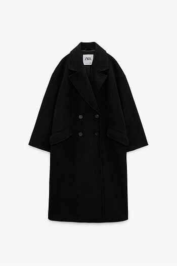 Zara uzun oversize kaban palto xxs