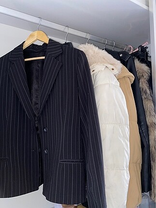Siyah blazer ceket