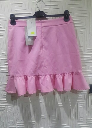 40 beden firfirli pembe etek