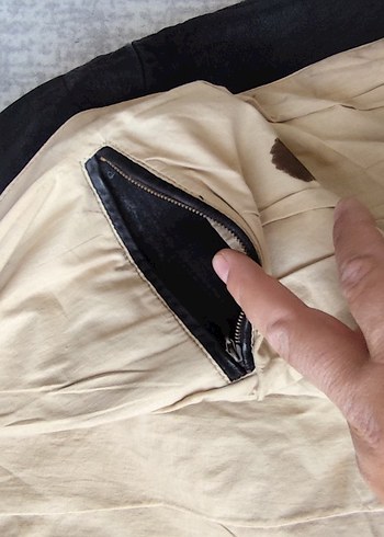 AMERİKADAN VİNTAGE DERİ MOTORCU MONTU MONT - Görsel 9